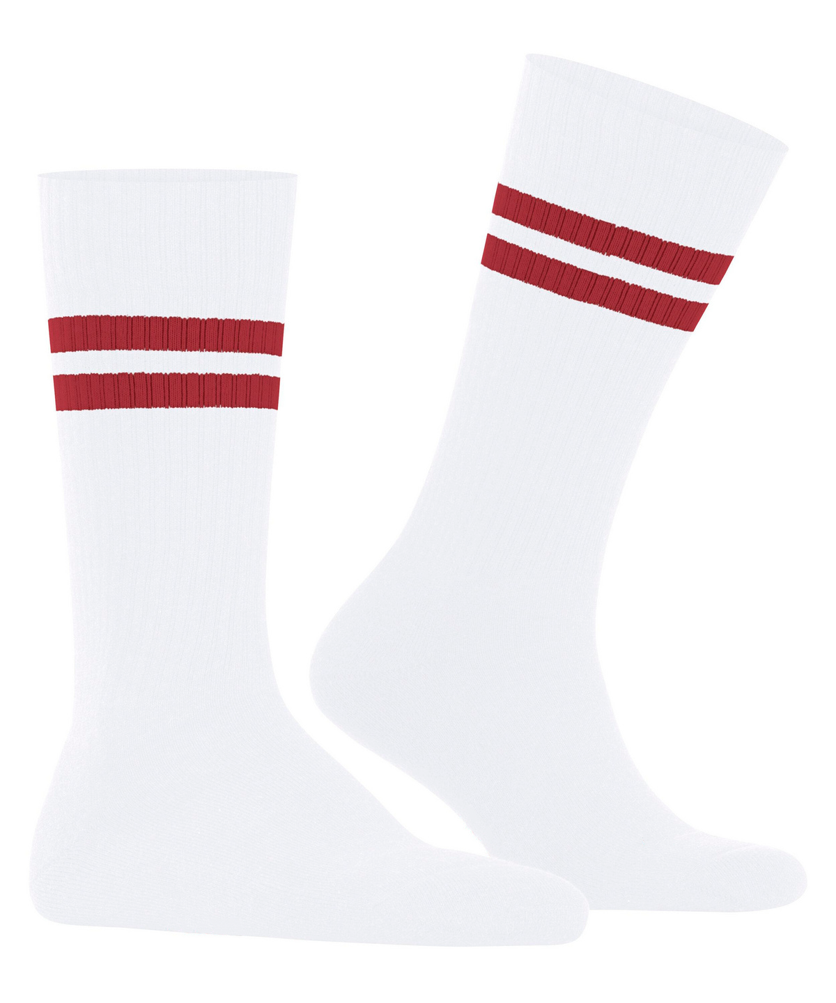 white and red